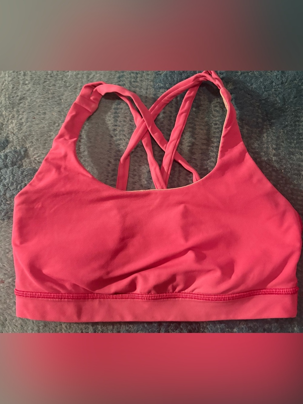 lululemon athletica Pink Crossback Sports Bra